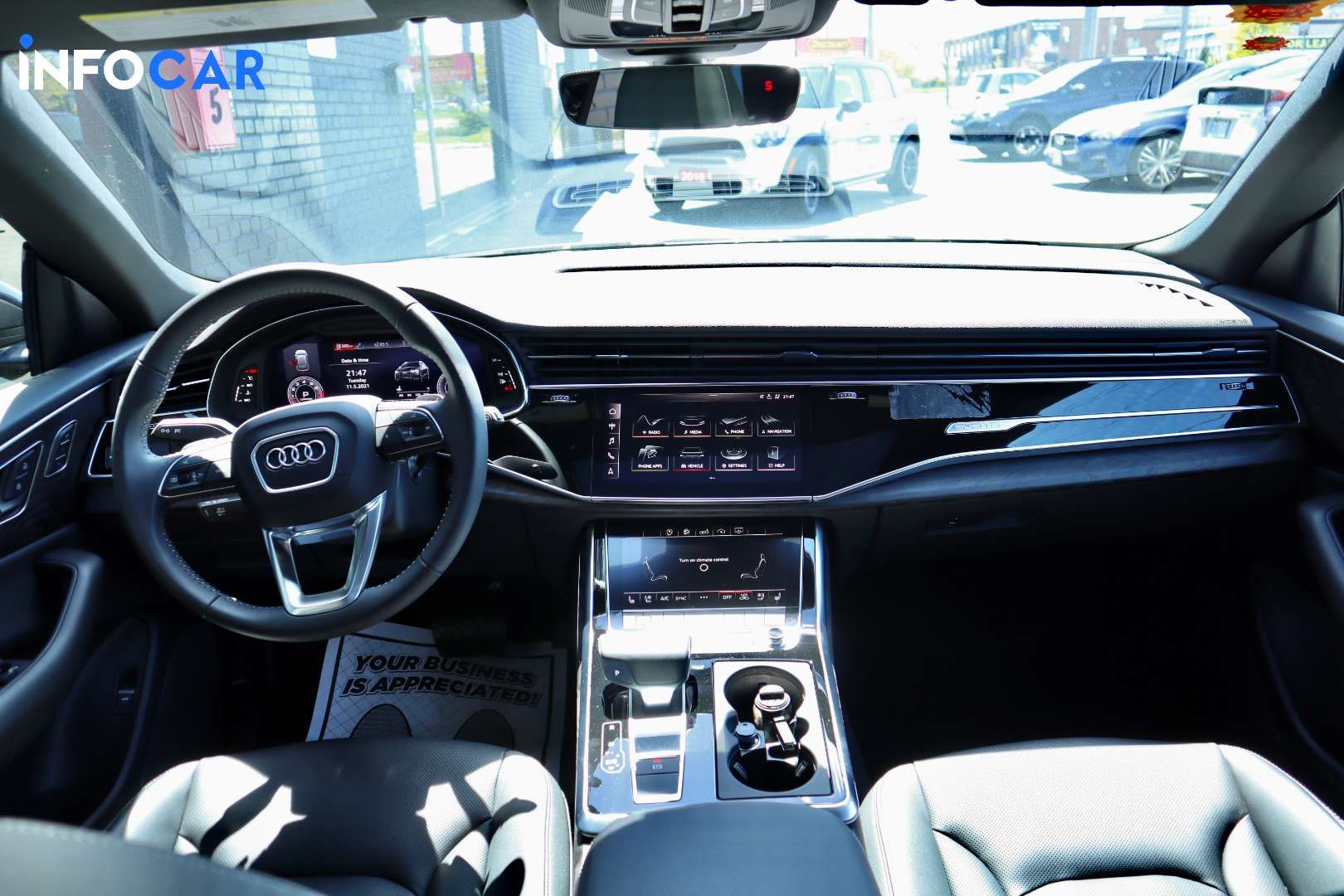2019 Audi Q8 55TFSI Quattro S-Line - INFOCAR - Toronto Auto Trading Platform