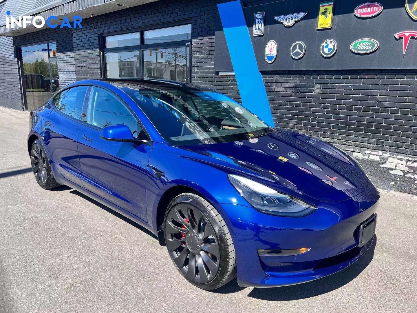 2022 Tesla Model 3 Perfromance - INFOCAR - Toronto Auto Trading Platform